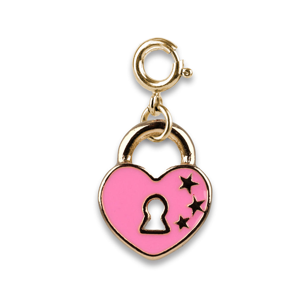 CHARM IT! Gold Heart Lock Charm - charmit.com