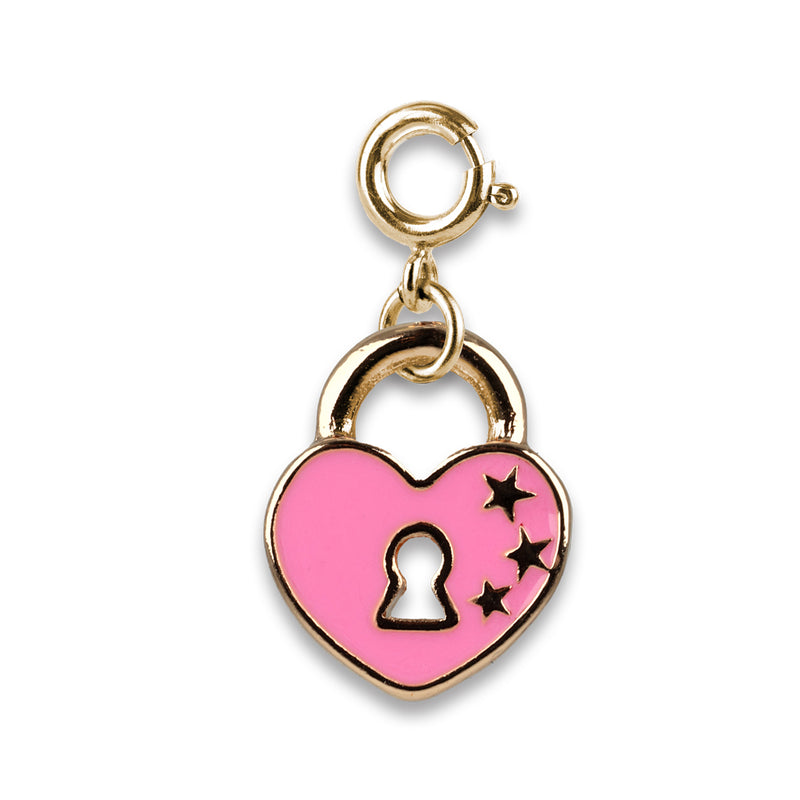 CHARM IT! Gold Heart Lock Charm - charmit.com