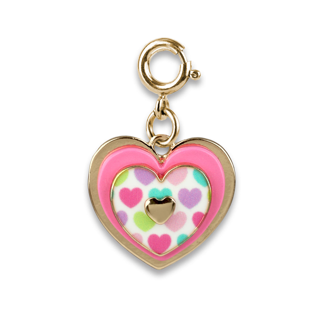 CHARM IT! Gold Layered Heart Charm - charmit.com