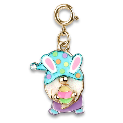 Gold Easter Gnome Charm