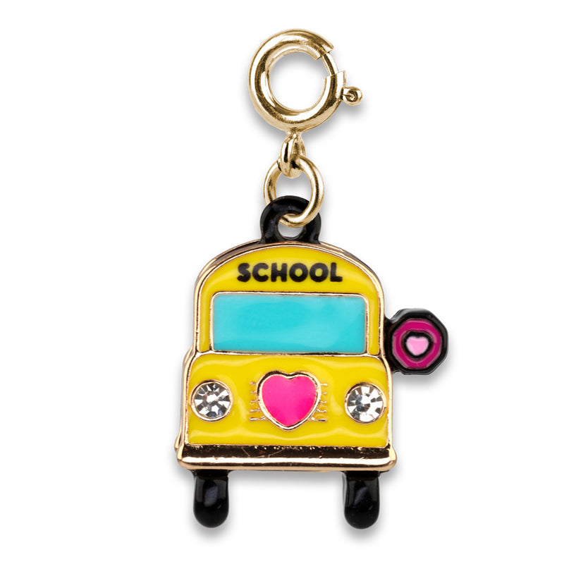 CHARM IT! Gold School Bus Charm - charmit.com