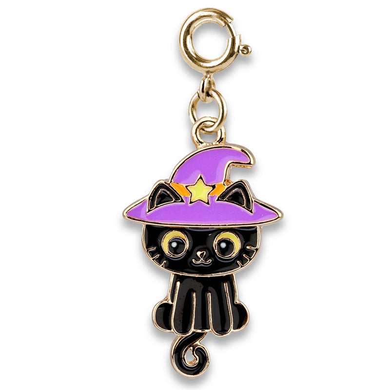 CHARM IT! Gold Swivel Black Cat Charm - charmit.com