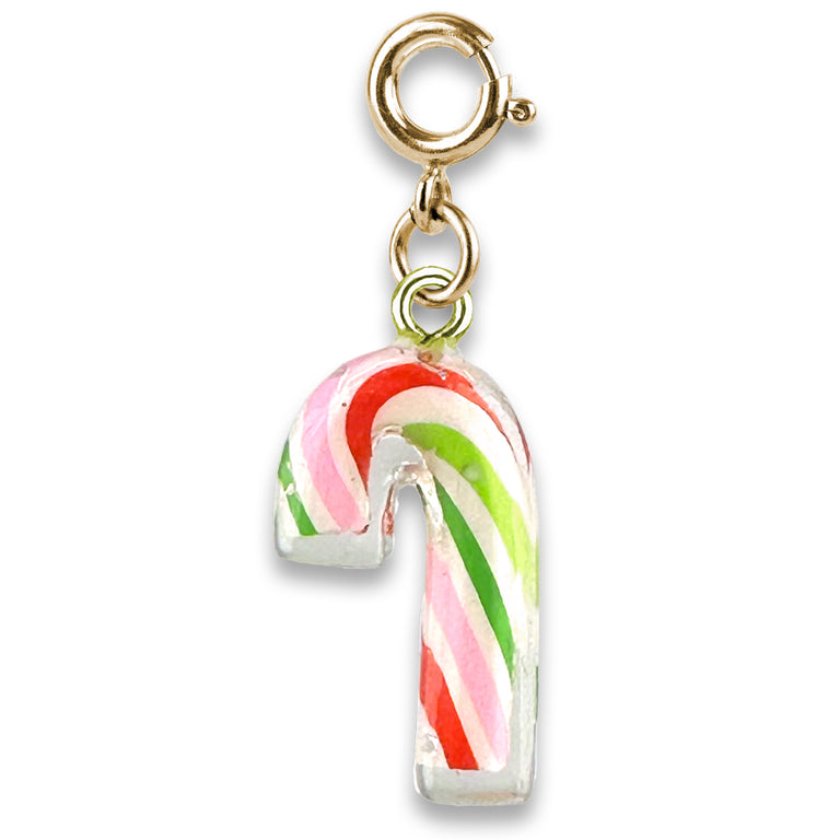 CHARM IT! Gold Candy Cane Charm - charmit.com