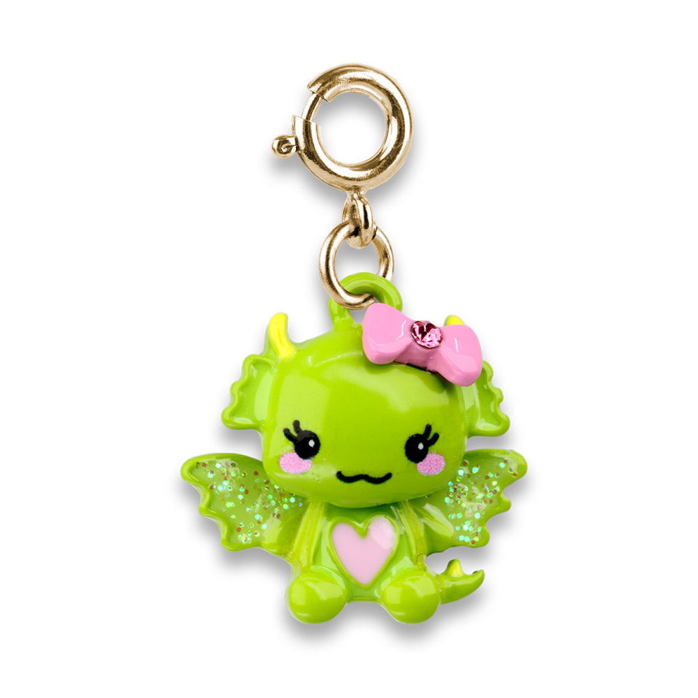 Gold Swivel Dragon Charm - charmit.com