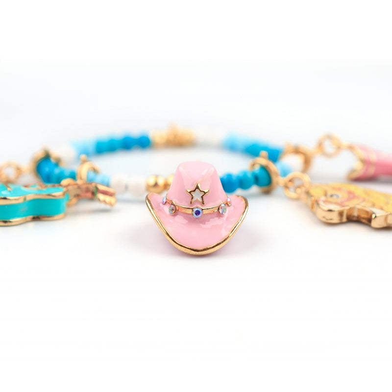 CHARM IT! Pink Cowboy Hat Charm - charmit.com