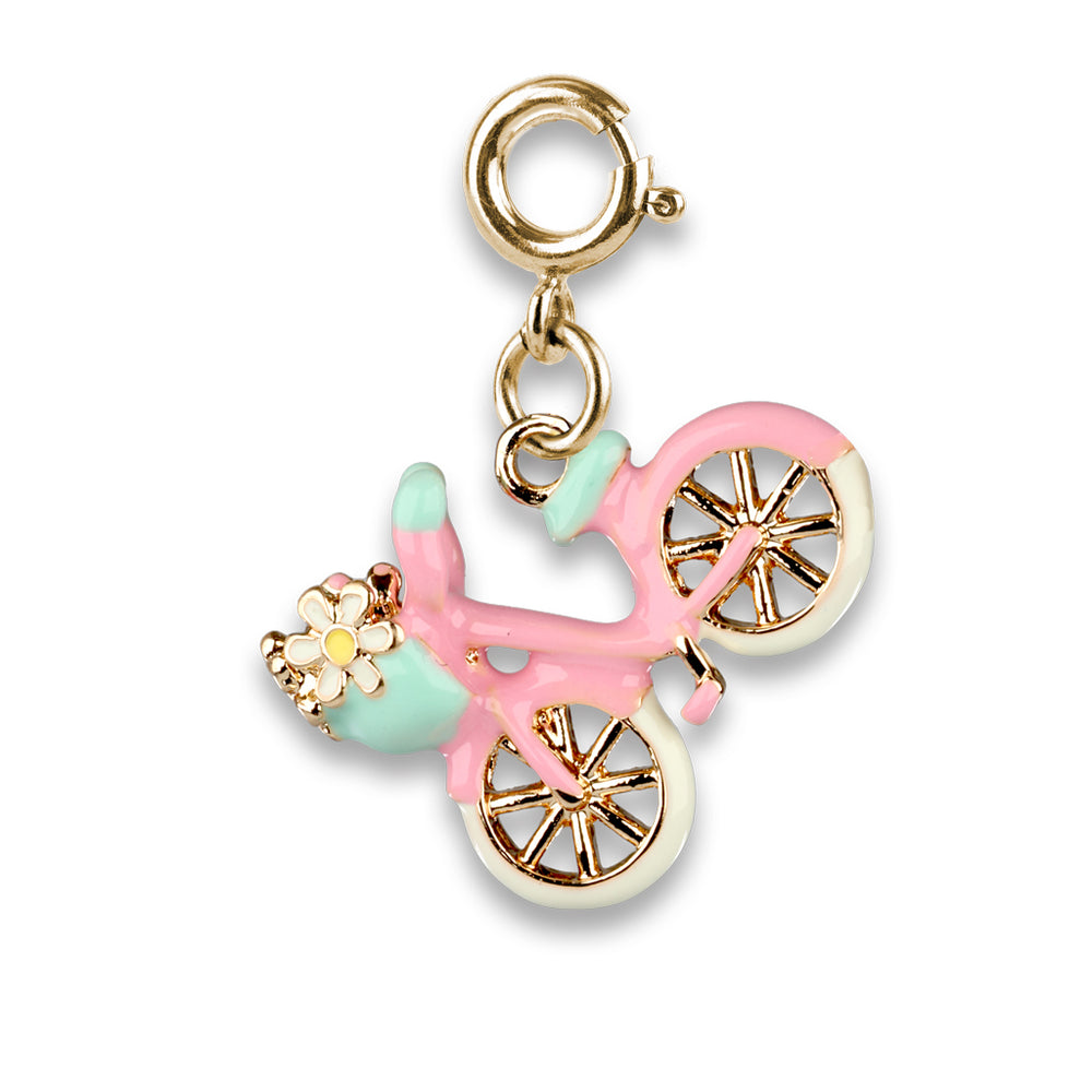 CHARM IT! Gold Bicycle Charm - charmit.com