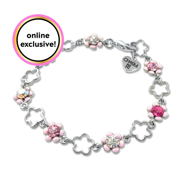 Pink Flower Bracelet - shopcharm-it