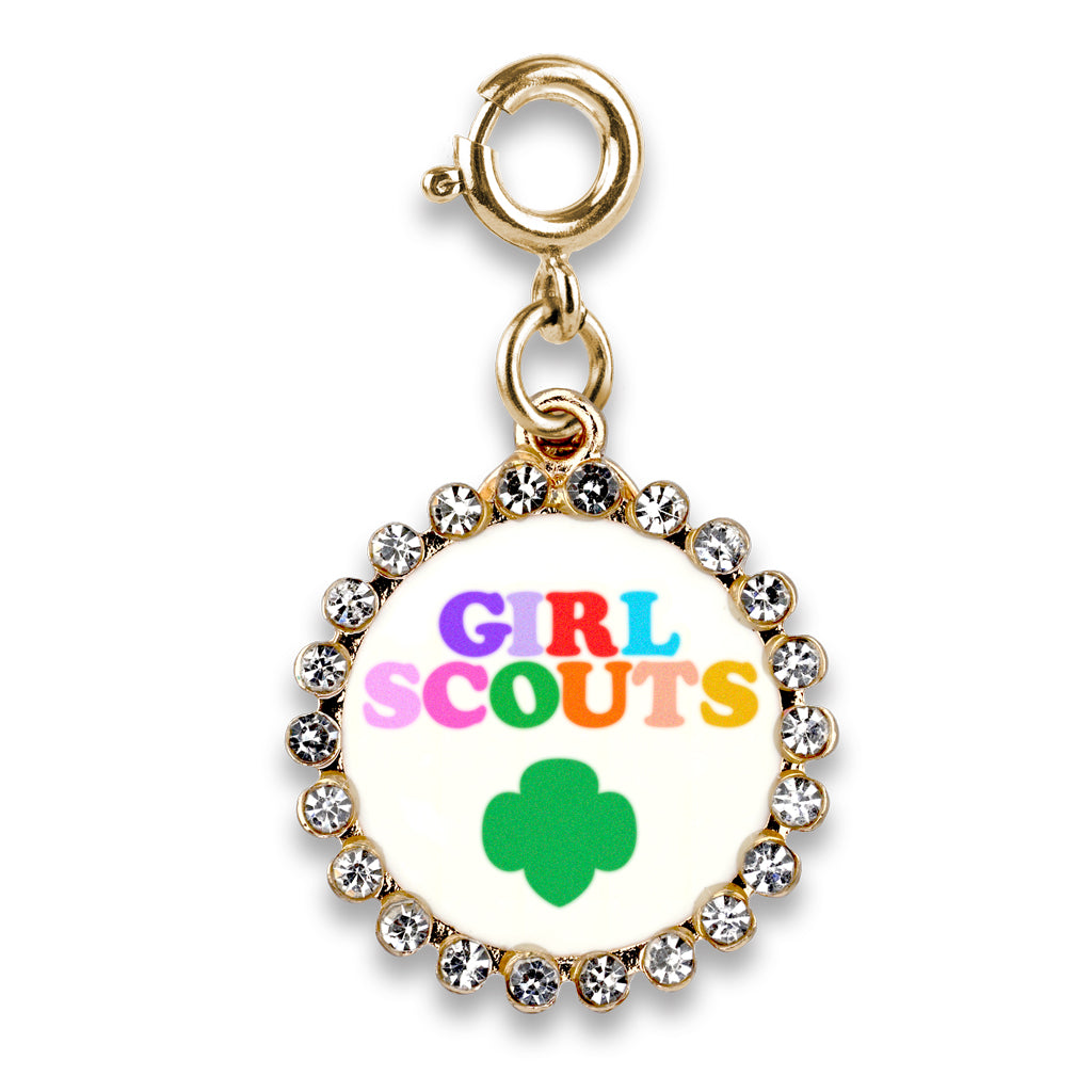Gold Girl Scout Medallion Charm CHARM IT!