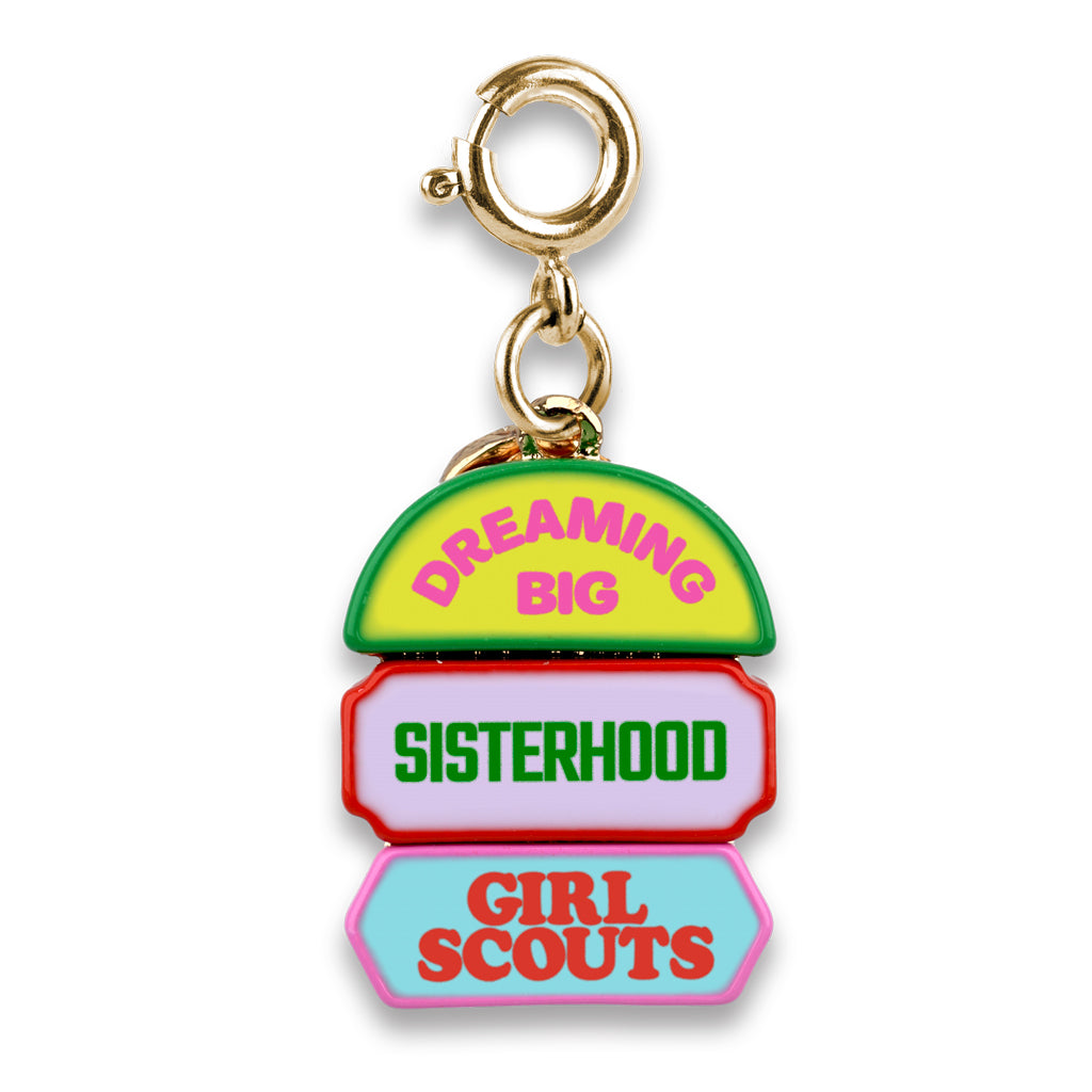 Gold Girl Scout Patches Charm CHARM IT!