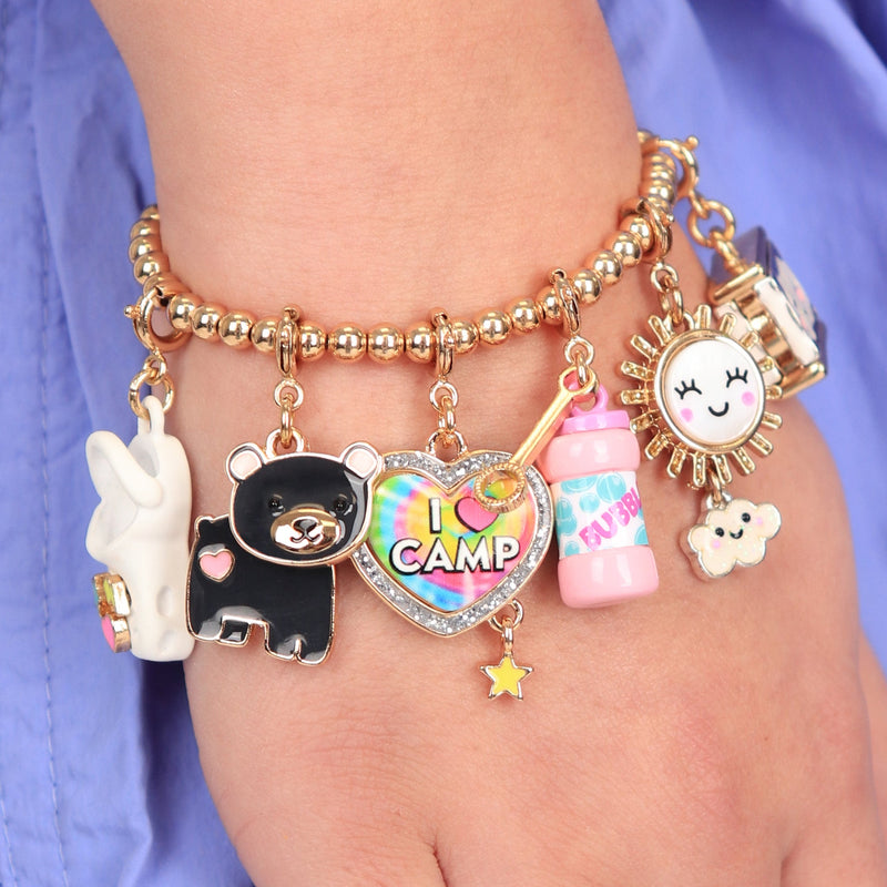 CHARM IT!- Camping Charm Bracelet on Wrist