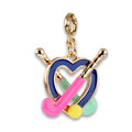 CHARM IT! Gold Field Hockey Charm Side View - charmit.com