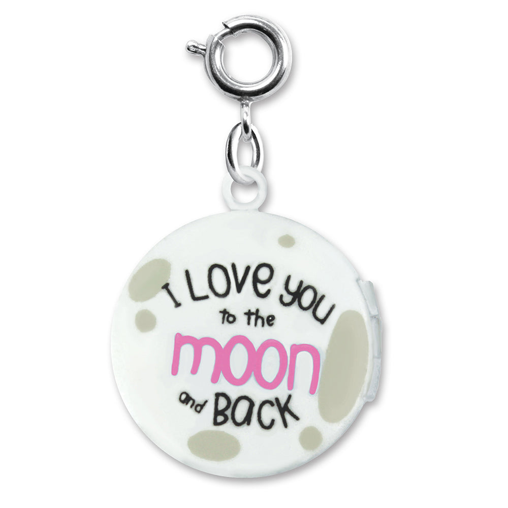 Moon Locket Charm - shopcharm-it