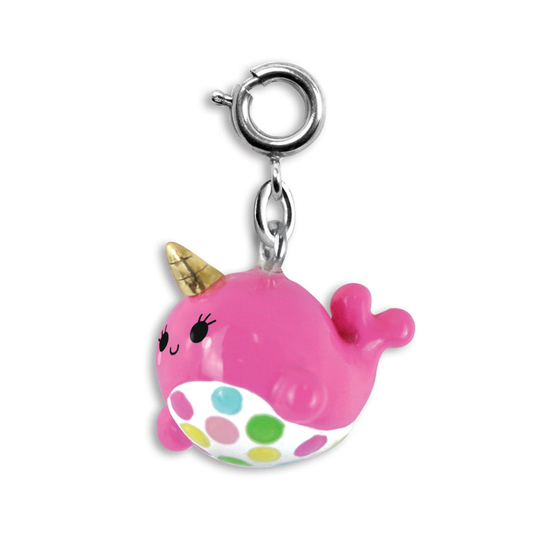 Pink Narwhal Charm - shopcharm-it