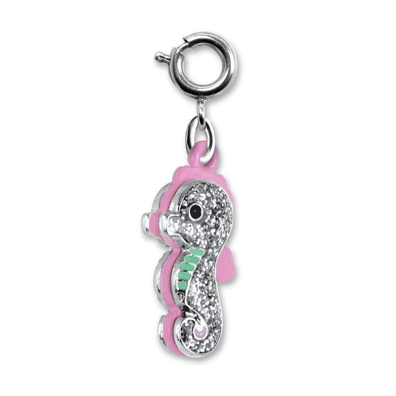 Glitter Seahorse Charm - shopcharm-it