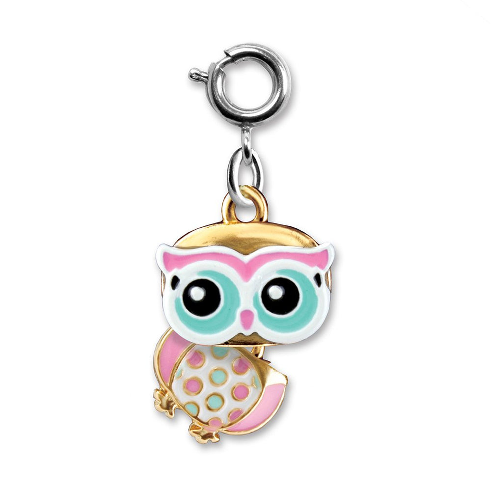 Swivel Owl Charm - shopcharm-it