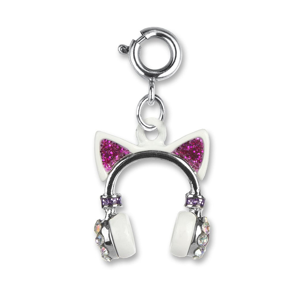 Kitty Ears Headphones Charm - shopcharm-it