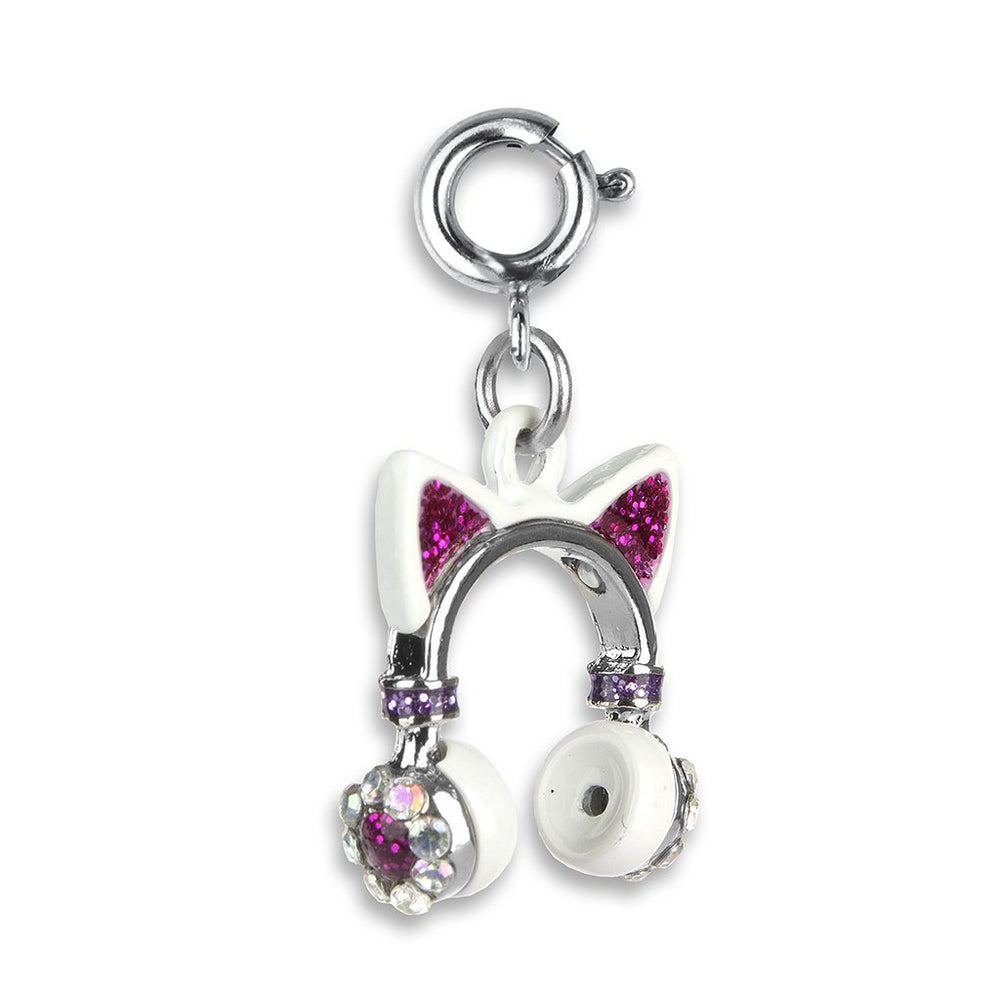 Kitty Ears Headphones Charm - shopcharm-it