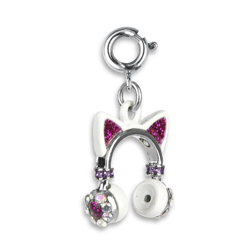 Kitty Ears Headphones Charm - shopcharm-it