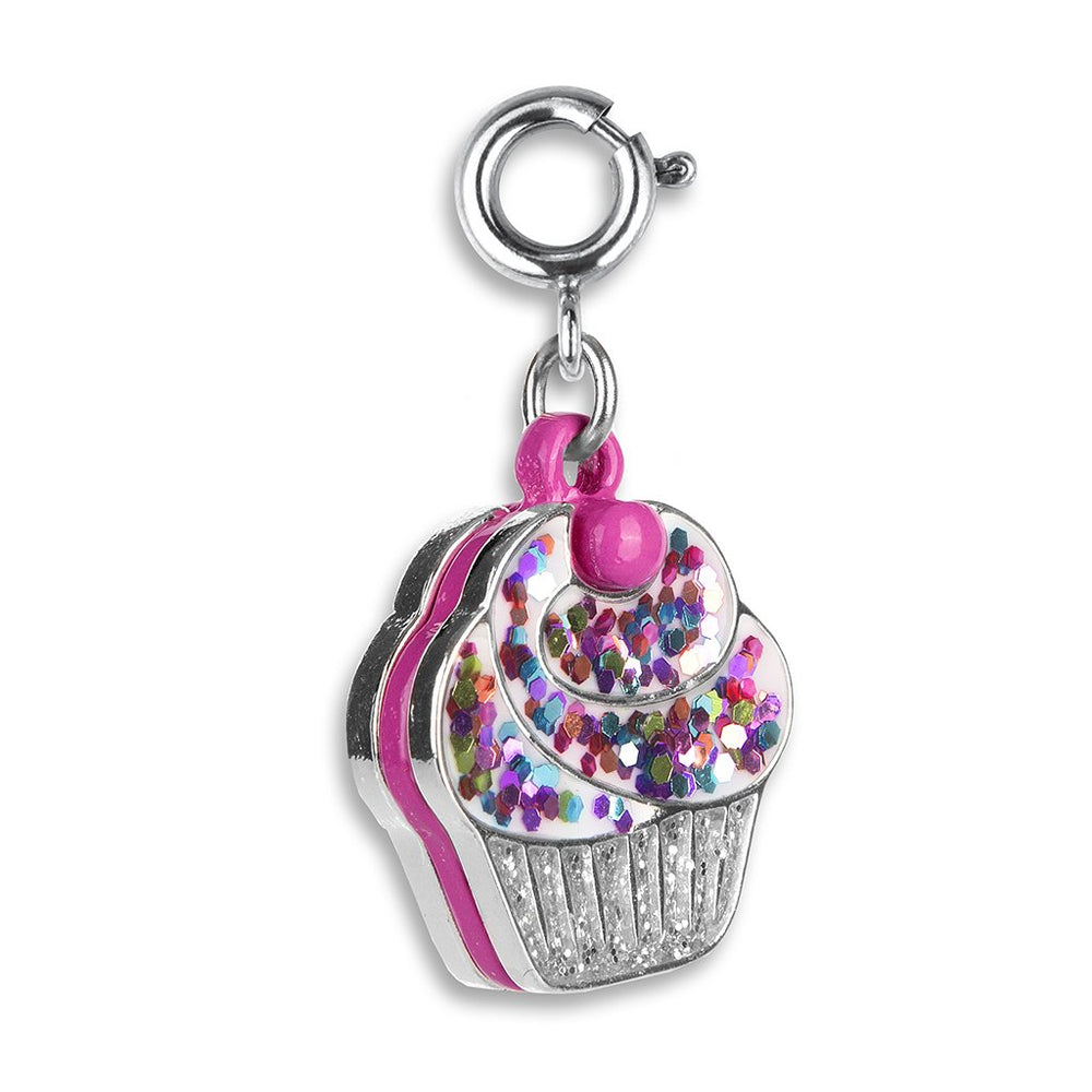 Glitter Cupcake Charm - shopcharm-it