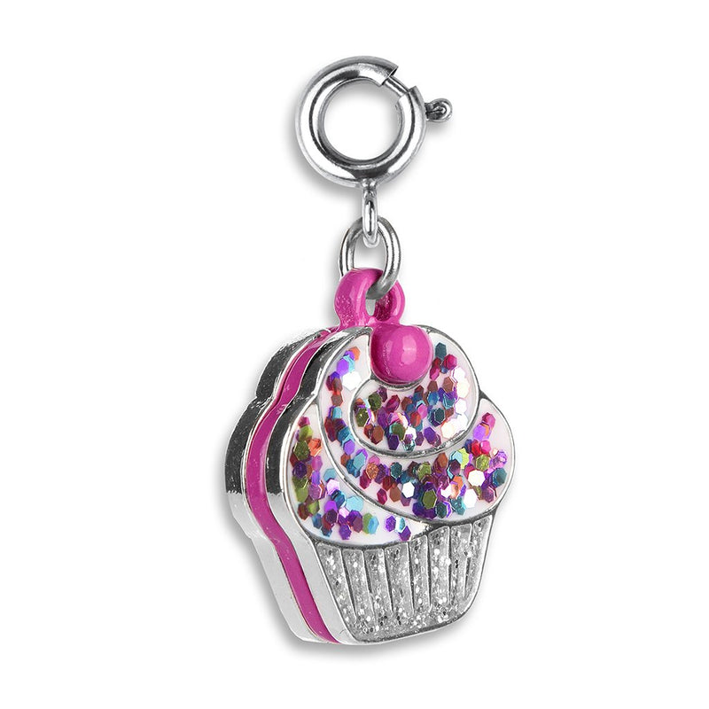 Glitter Cupcake Charm - shopcharm-it