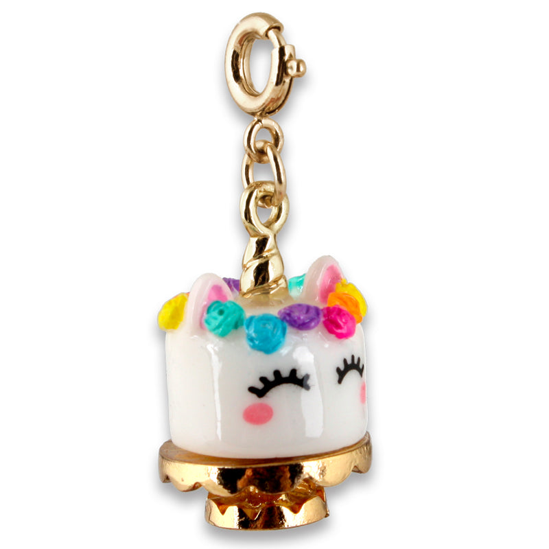 Gold Unicake Charm - shopcharm-it