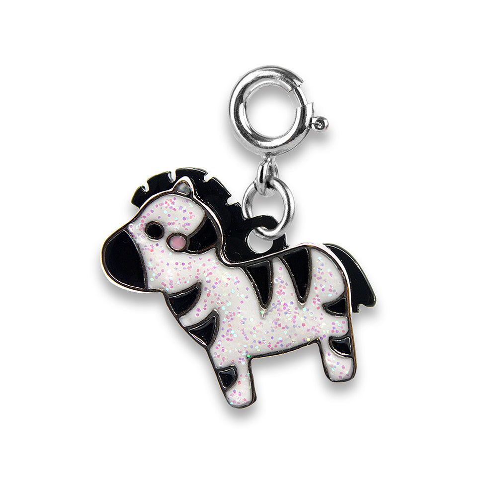 Glitter Zebra Charm - shopcharm-it