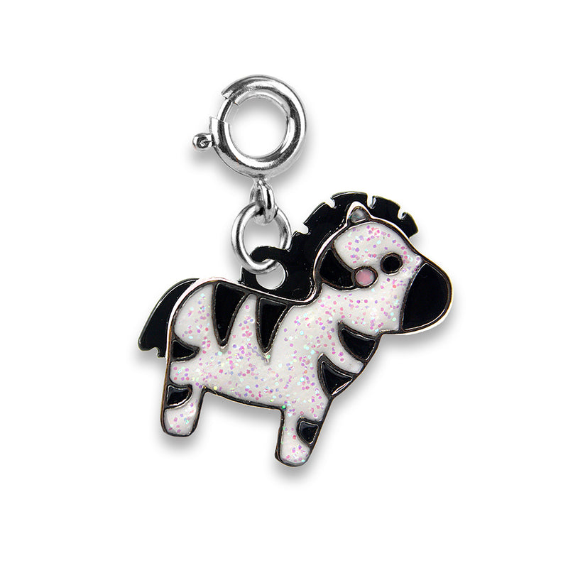 Glitter Zebra Charm - shopcharm-it