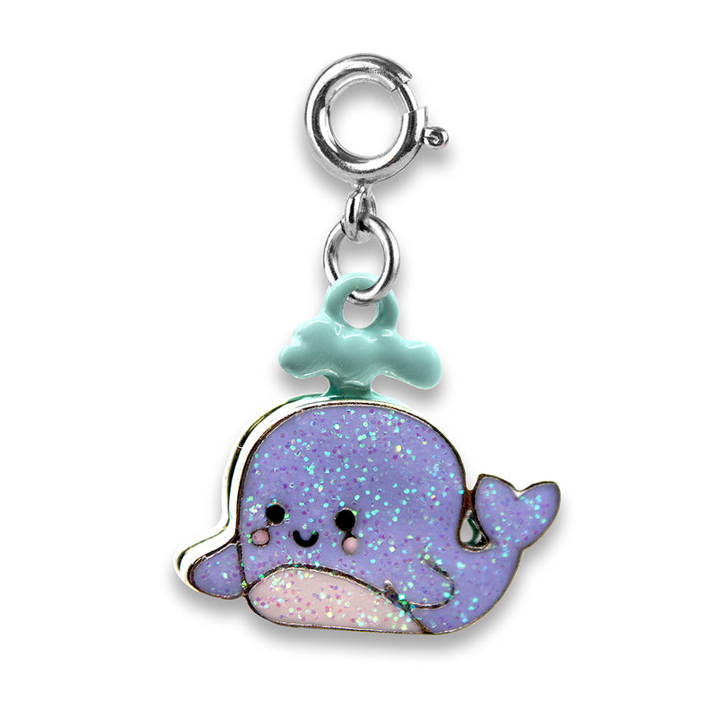 Glitter Whale Charm - shopcharm-it