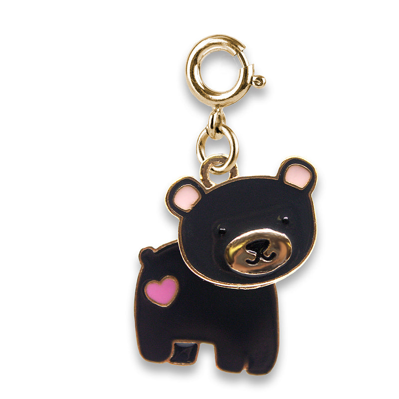 Gold Swivel Bear Charm - shopcharm-it