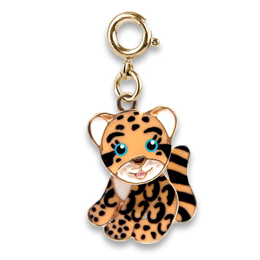 Gold Cloud Leopard Charm - shopcharm-it