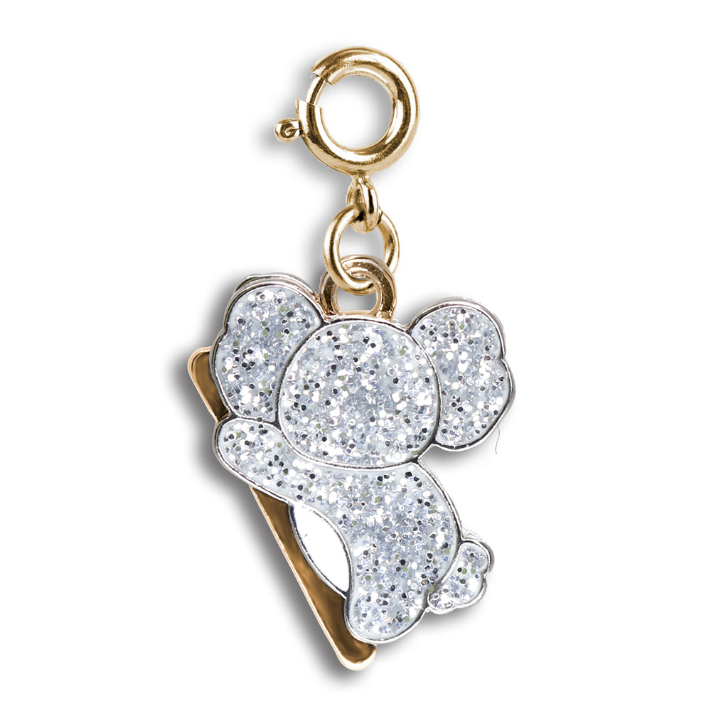 Gold Glitter Koala Charm - shopcharm-it