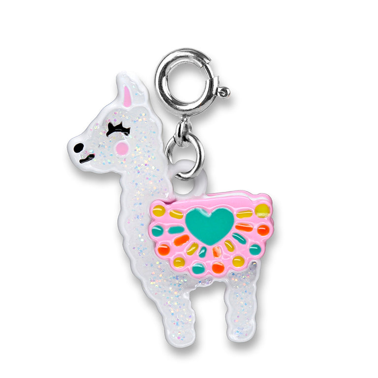 Glitter Llama Charm - shopcharm-it