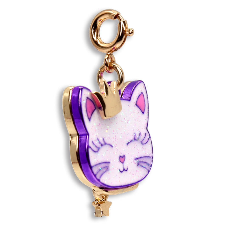 Gold Princess Kitty Charm - shopcharm-it