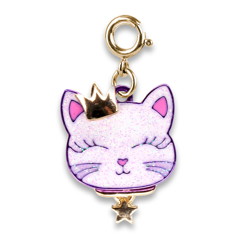 Gold Princess Kitty Charm - shopcharm-it