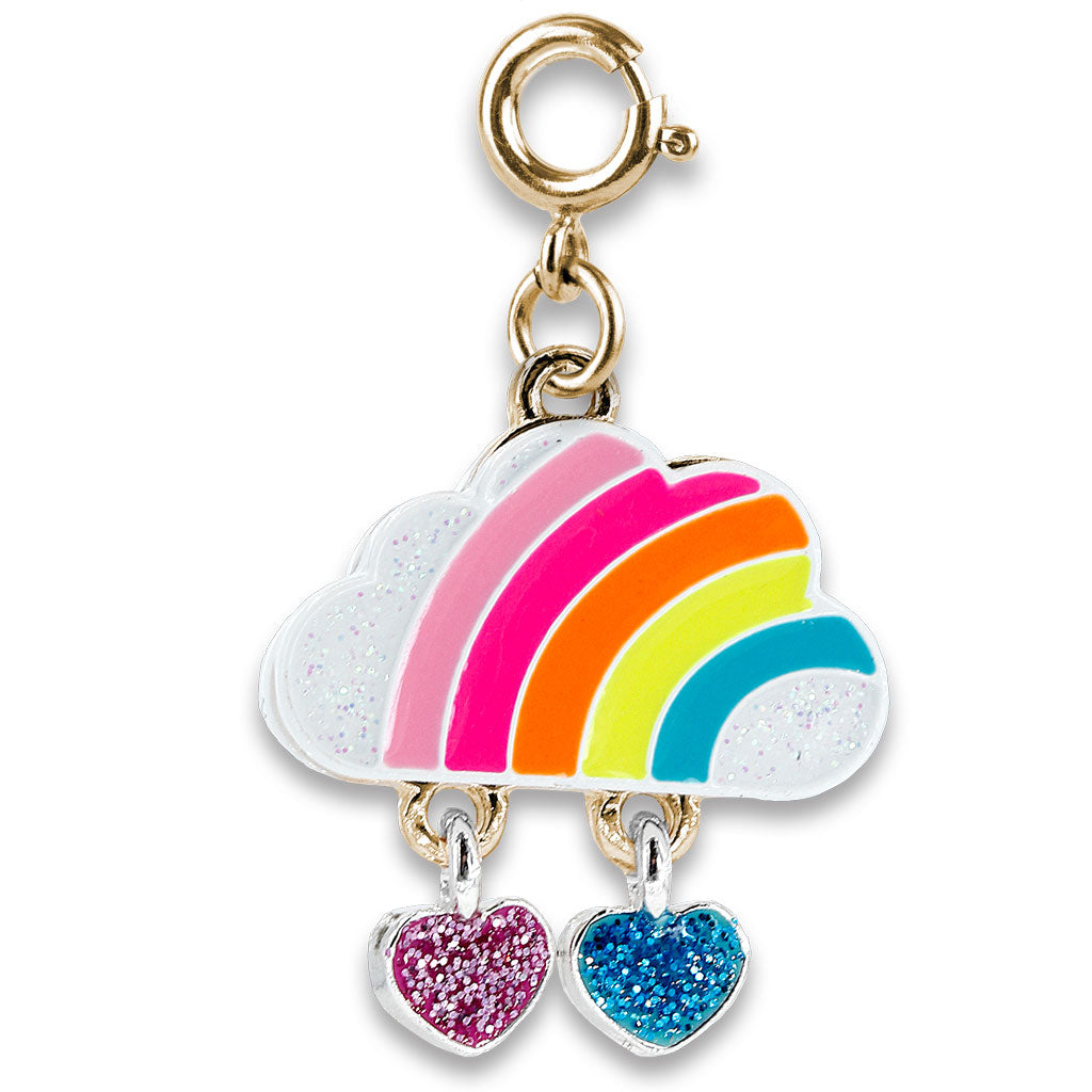 Rainbow Charm Bangle Rainbow Clouds Bracelet Expandable 