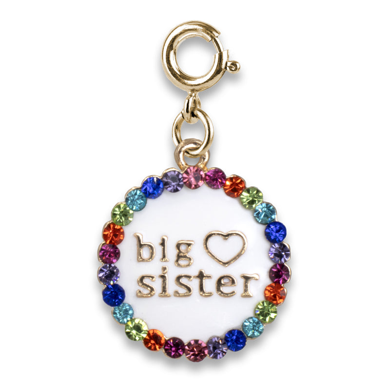 Gold Big Sister Charm-charmit.com