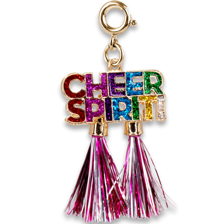 Gold Cheer Spirit Charm-charmit.com