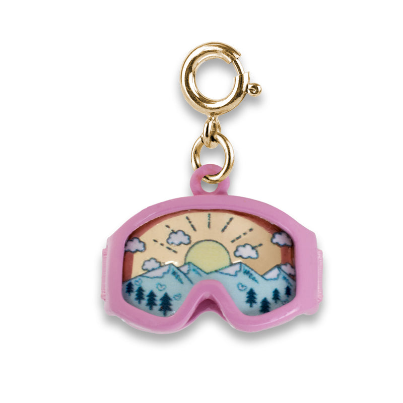 Gold Ski Goggles Charm-charmit.com