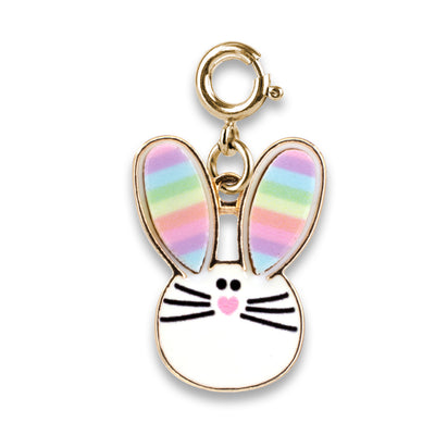 Gold Rainbow Bunny Charm-charmit.com
