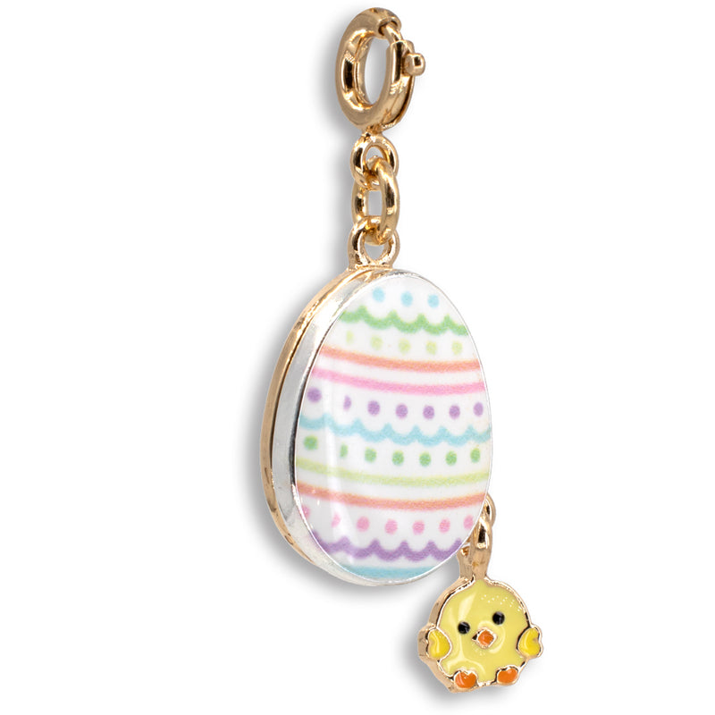 Gold Easter Egg Charm