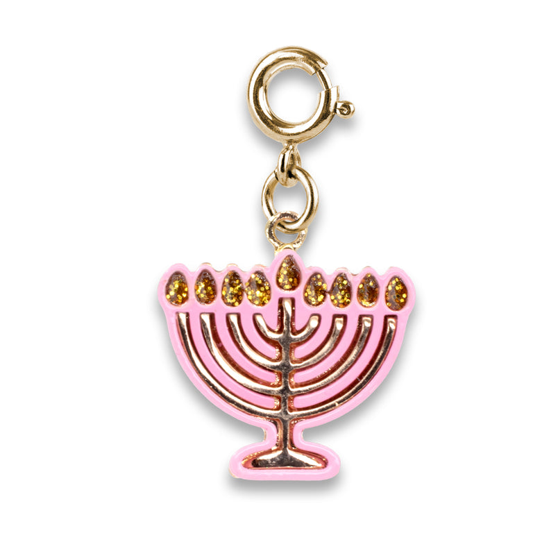 Gold Menorah Charm-charmit.com