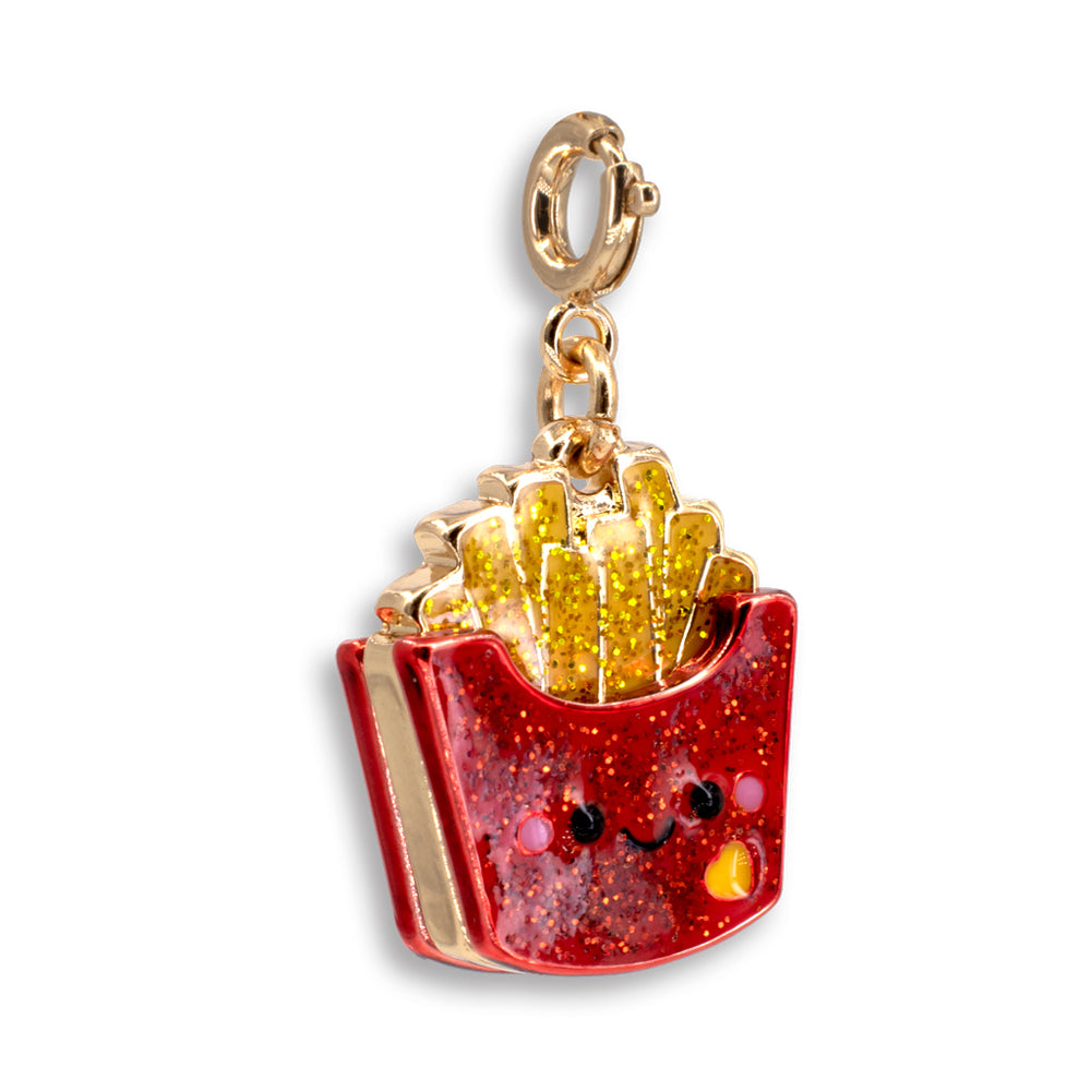 Gold Glitter French Fries Charm - charmit.com