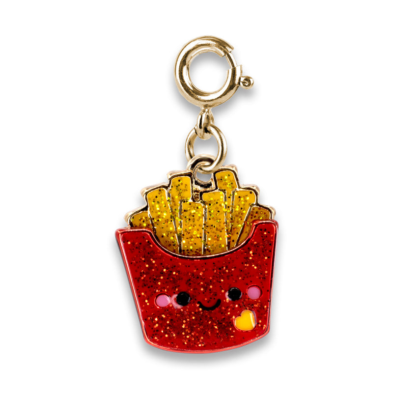 Gold Glitter French Fries Charm - charmit.com