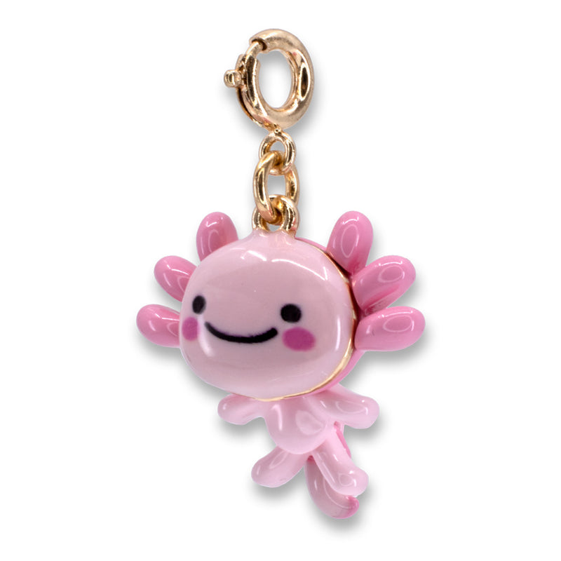 Gold Swivel Axolotl Charm - charmit.com