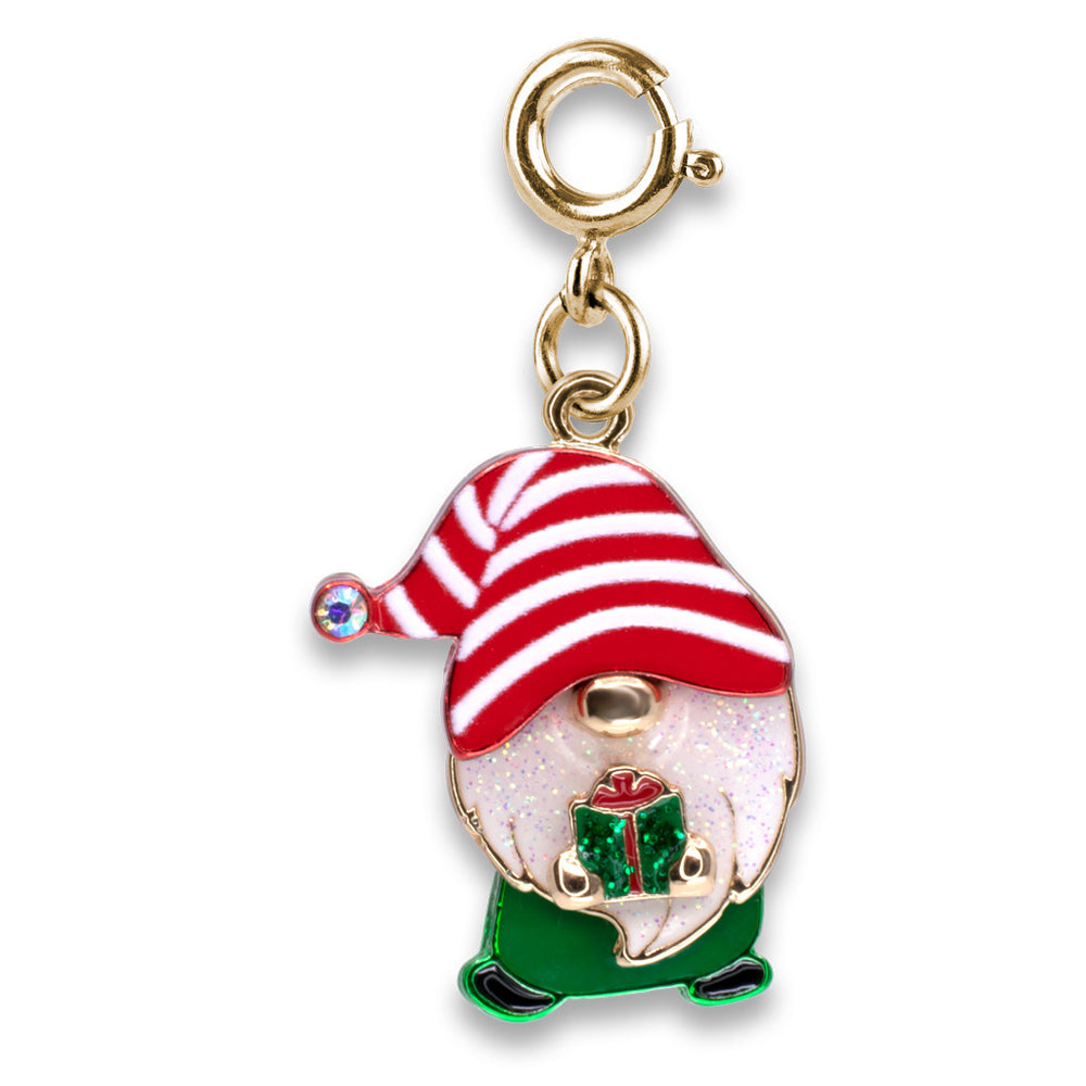 Gold Swivel Christmas Gnome Charm - charmit.com