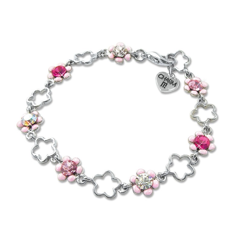 Pink Flower Bracelet - shopcharm-it