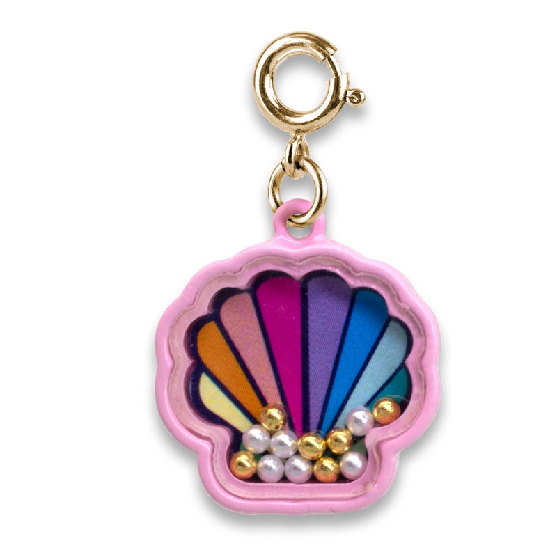 Gold Shell Shaker Charm-charmit.com