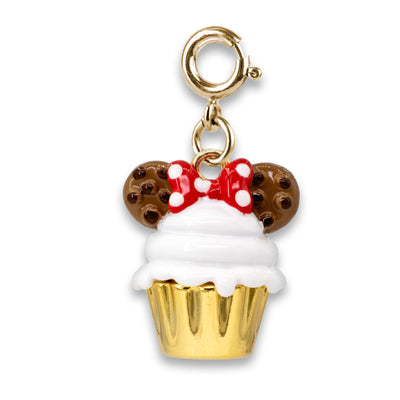 CHARM IT! Disney Charms - Gold Minnie Cupcake Charm