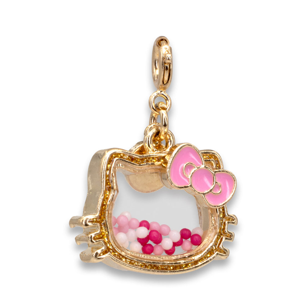 Gold Hello Kitty Shaker Charm