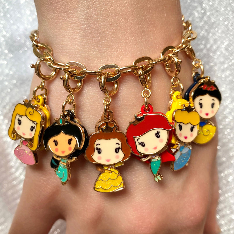 Gold Swivel Snow White Charm-charmit.com